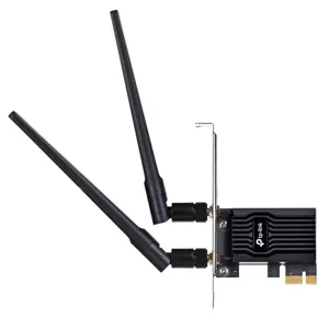 TP-Link AX1800 "Wi-Fi 6 Bluetooth 5.2 PCIe" adapteris, vidinis, belaidis, "PCI Express", WLAN / "Bl…