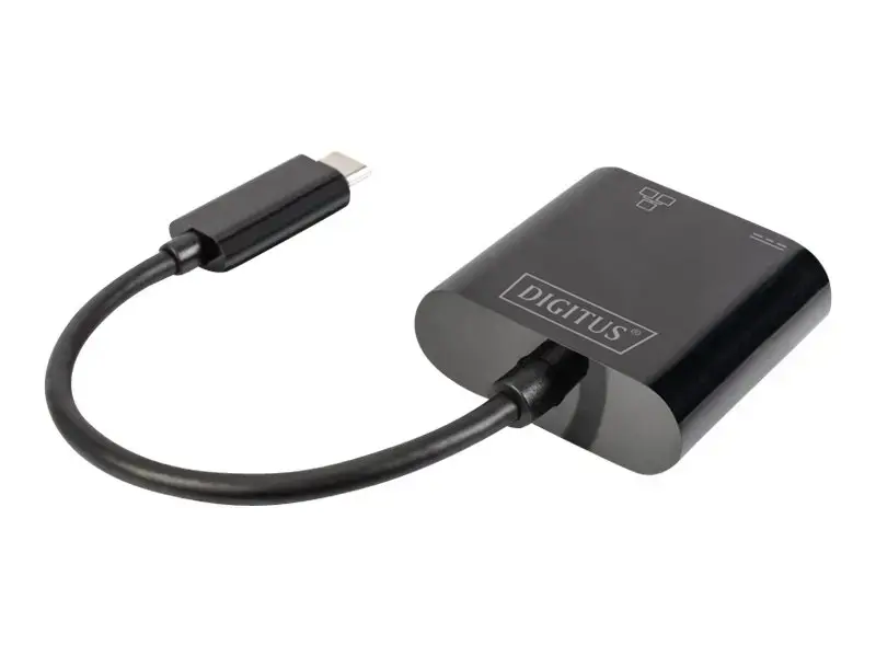 DIGITUS USB Type-C Gigabit Ethernet adapteris su Power Delivery palaikymu