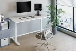 "Neomounts by Newstar" sulankstomas nešiojamojo kompiuterio stovas, Nešiojamojo kompiuterio stovas, sidabrinis, 25,4 cm (10"), 43,2 cm (17"), 254 - 431,8 mm (10 - 17"), 5 kg