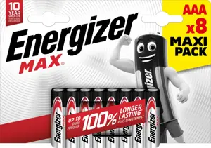 BATERIJOS ENERGIZER MAX AAA LR03 /8 ECO
