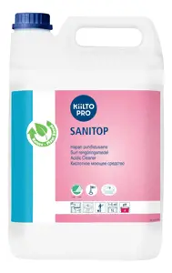 Rūgštinis sanitarinis valiklis KIILTO Sanitop, 5 l