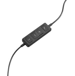 "Logitech" USB ausinės H570e Stereo, laidinės, biurui / skambučių centrui, 31,5 - 20000 Hz, 111 g, ausinės, juodos spalvos