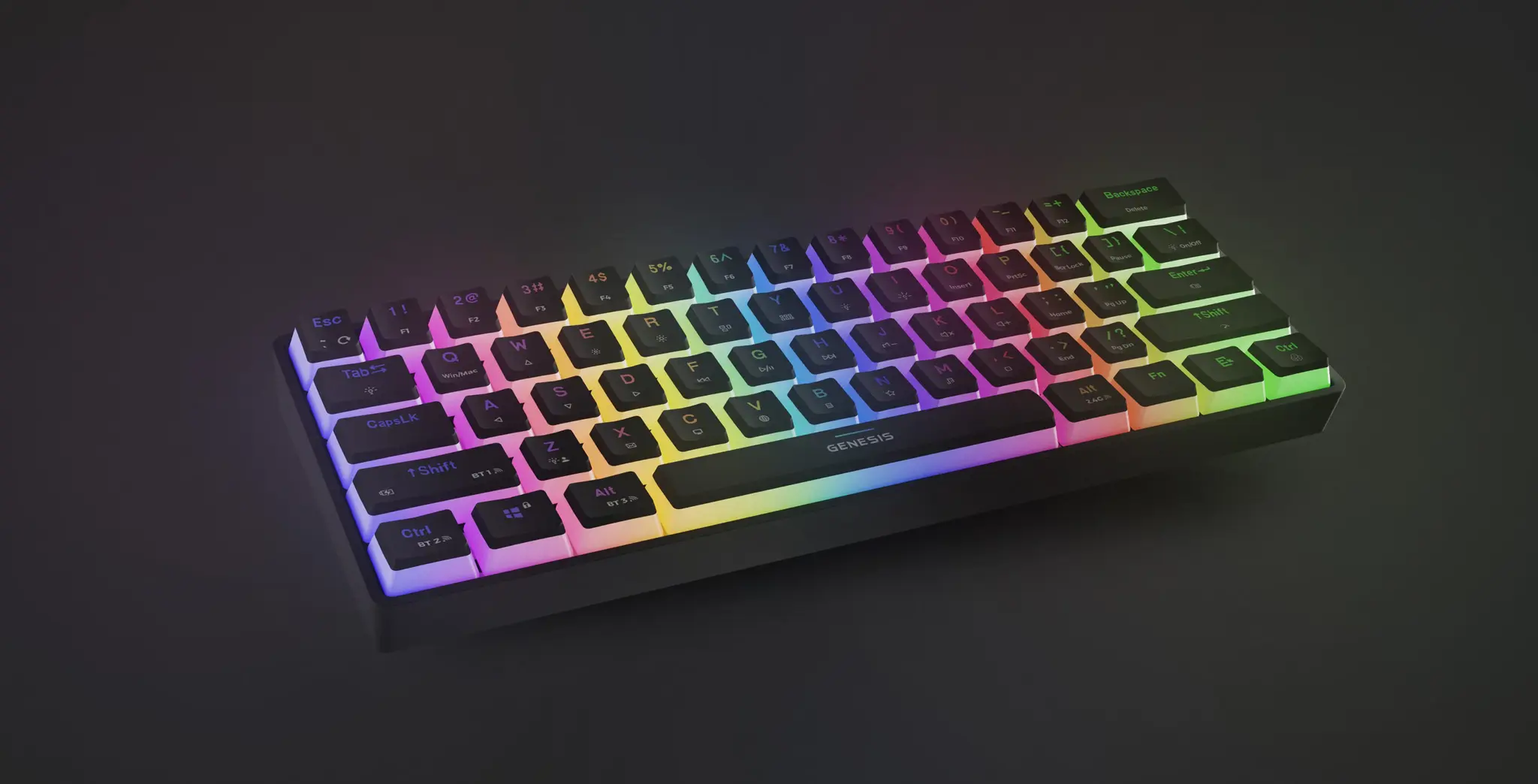 Genesis | THOR 660 G2 | Gaming keyboard | Wireless/Wired | US | Tactile | Black