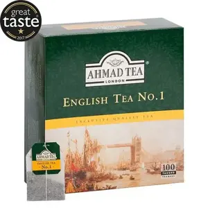 Juodoji arbata AHMAD ENGLISH TEA No1, maišeliuose, 100 vnt. x 2 g