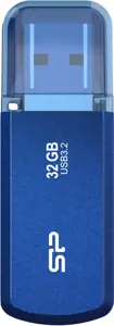 Silicon Power Helios 202, 32 GB, USB Type-A, 3.2 Gen 1 (3.1 Gen 1), Cap, 10 g, Blue