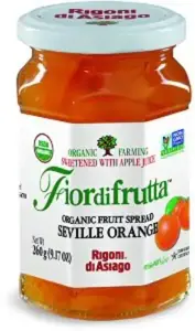 Užtepas FIORDIFRUTTA, apelsinų, ekologiškas, 60%, 260 g LT-EKO-001