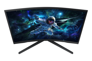 Samsung G55C, 68.6 cm (27"), 2560 x 1440 pixels, Quad HD, LED, 1 ms, Black