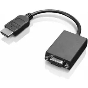 Lenovo HDMI / VGA, 0,20 m, HDMI, VGA, vyriškas, moteriškas, juodas