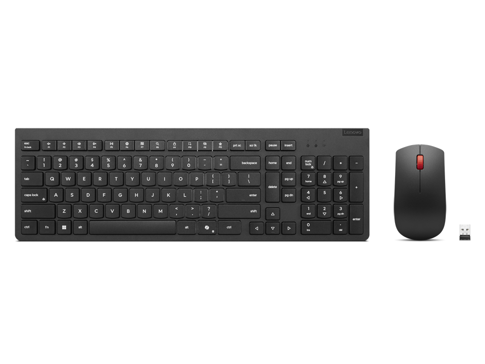 Lenovo Essential Wireless Combo Keyboard & Mouse Gen2 | Keyboard and Mouse Set | Wireless | Mouse included | Lithuanian | Black