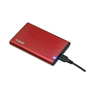 IBOX HD-05 korpusas kietajam 2,5 colio USB 3.1 Gen.1 raudonos spalvos kietajam diskui