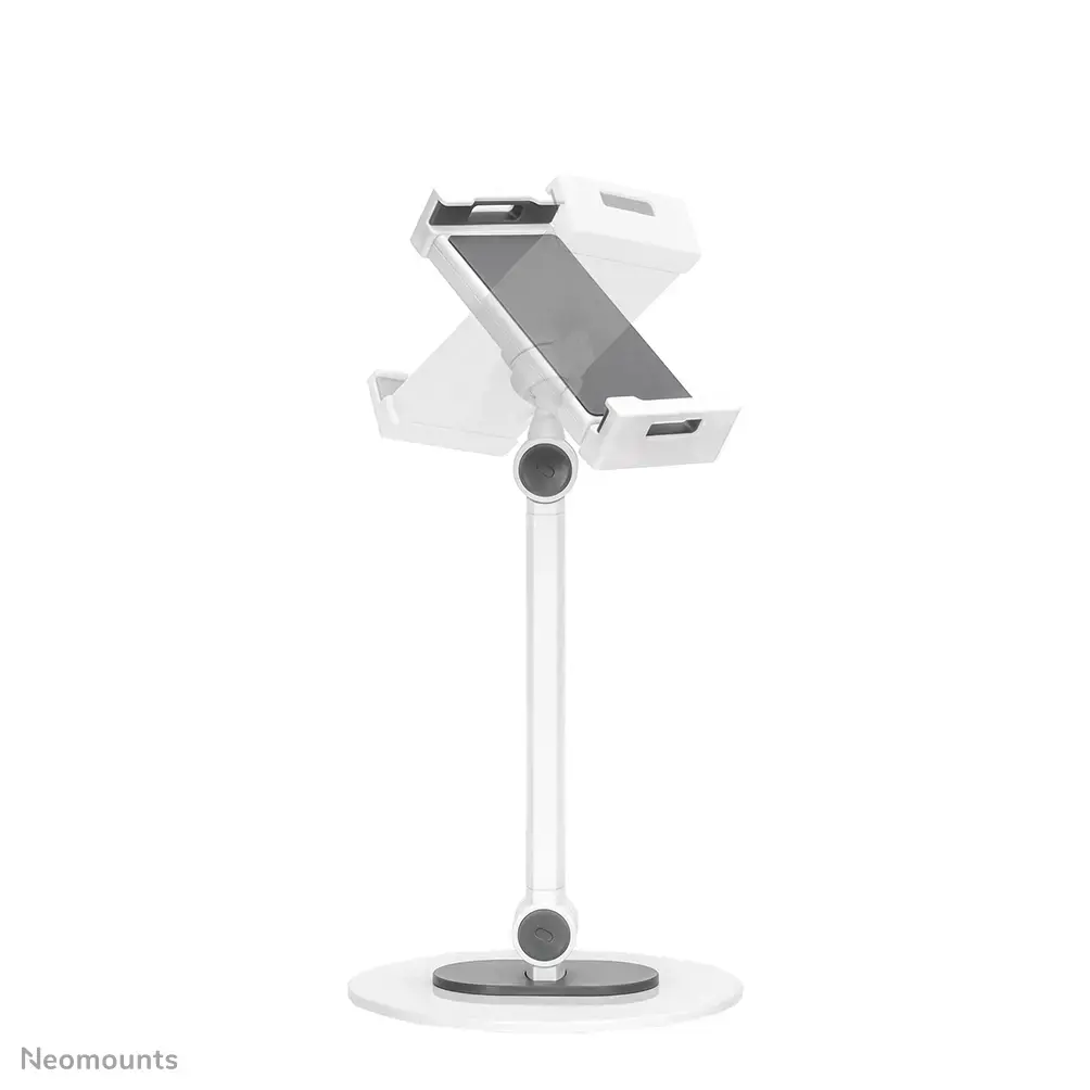 "Neomounts by Newstar" planšetinio kompiuterio stovas, Mobilusis telefonas/išmanusis telefonas, Planšetinis kompiuteris/UMPC, Pasyvus laikiklis, Stalas, Baltas