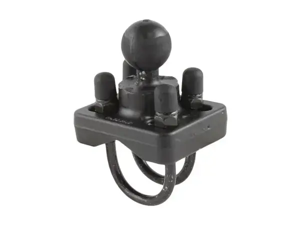 RAM Mounts Double U-Bolt Ball Base for 1" - 1.25" Rails, 200 g