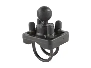 RAM Mounts Double U-Bolt Ball Base for 1" - 1.25" Rails, 200 g