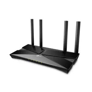 TP-Link AX1500 "Wi-Fi 6" maršrutizatorius, "Wi-Fi 6" (802.11ax), dviejų dažnių (2,4 GHz / 5 GHz), Ethernet LAN, juodas, stalinis maršrutizatorius