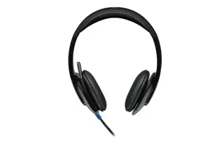 "Logitech H540" USB kompiuterio ausinės, laidinės, biurui / skambučių centrui, 20-20000 Hz, 120 g, ausinės, juodos spalvos