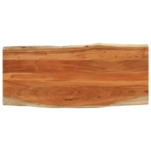 Stalviršis, 140x60x2,5cm, akacijos masyvas, su gyvu kraštu
