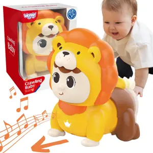 WOOPIE BABY šliaužiantis kūdikių žaislas su melodijomis Šviečiantis interaktyvus