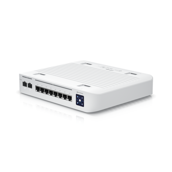 UBIQUITI USW-ENTERPRISE-8-POE UNIFI SWITCH 8x 2.5GB/S RJ45 POE+ 2x 10GB/S SFP+ TOUCHSCREEN IŠ VISO 120W