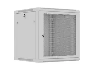 Lanberg Wall mounted installation cabinet 19" 12U 600X600 | WF01-6612-23S | Grey