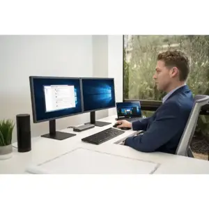 "Kensington SureTrack™" dviguba belaidė pelė, dvipusė, RF belaidė + "Bluetooth", 2400 DPI, juoda