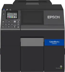 Epson ColorWorks CW-C6000Ae, Inkjet, 1200 x 1200 DPI, 119 mm/sec, Colour, Wired, Black