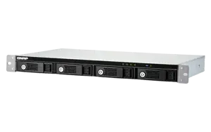 QNAP TR-004U, HDD/SSD korpusas, 2,5/3,5", "Serial ATA II", "Serial ATA III", 6 Gb/s, karšto keitimo, juodas, pilkas