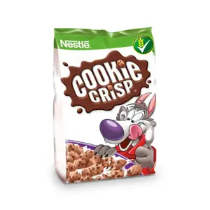 Sausainių formos javų dribsniai NESTLE Cookie Crisp,  šokolado skonio,  500 g