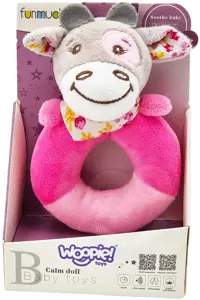 WOOPIE Rattle pliušiniai apkabinimai kūdikiams - Karvė
