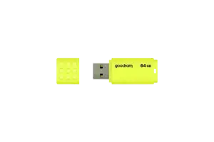 "Goodram UME2", 64 GB, A tipo USB, 2.0, 20 MB/s, dangtelis, geltonos spalvos