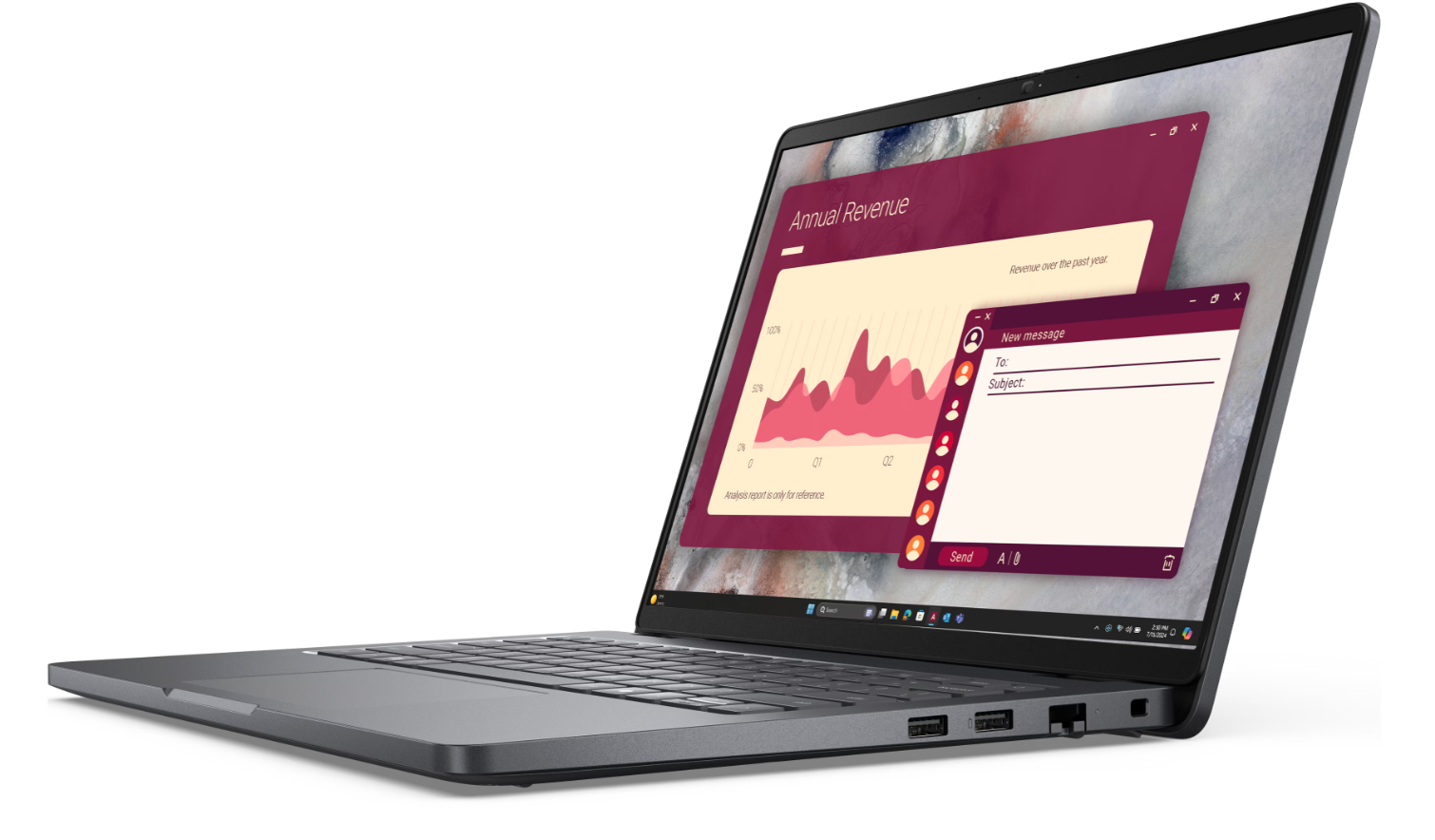 Nešiojamas kompiuteris Dell Pro 14 PC14250, 120U, 512 GB, 14 Coliai, Windows 11 Pro