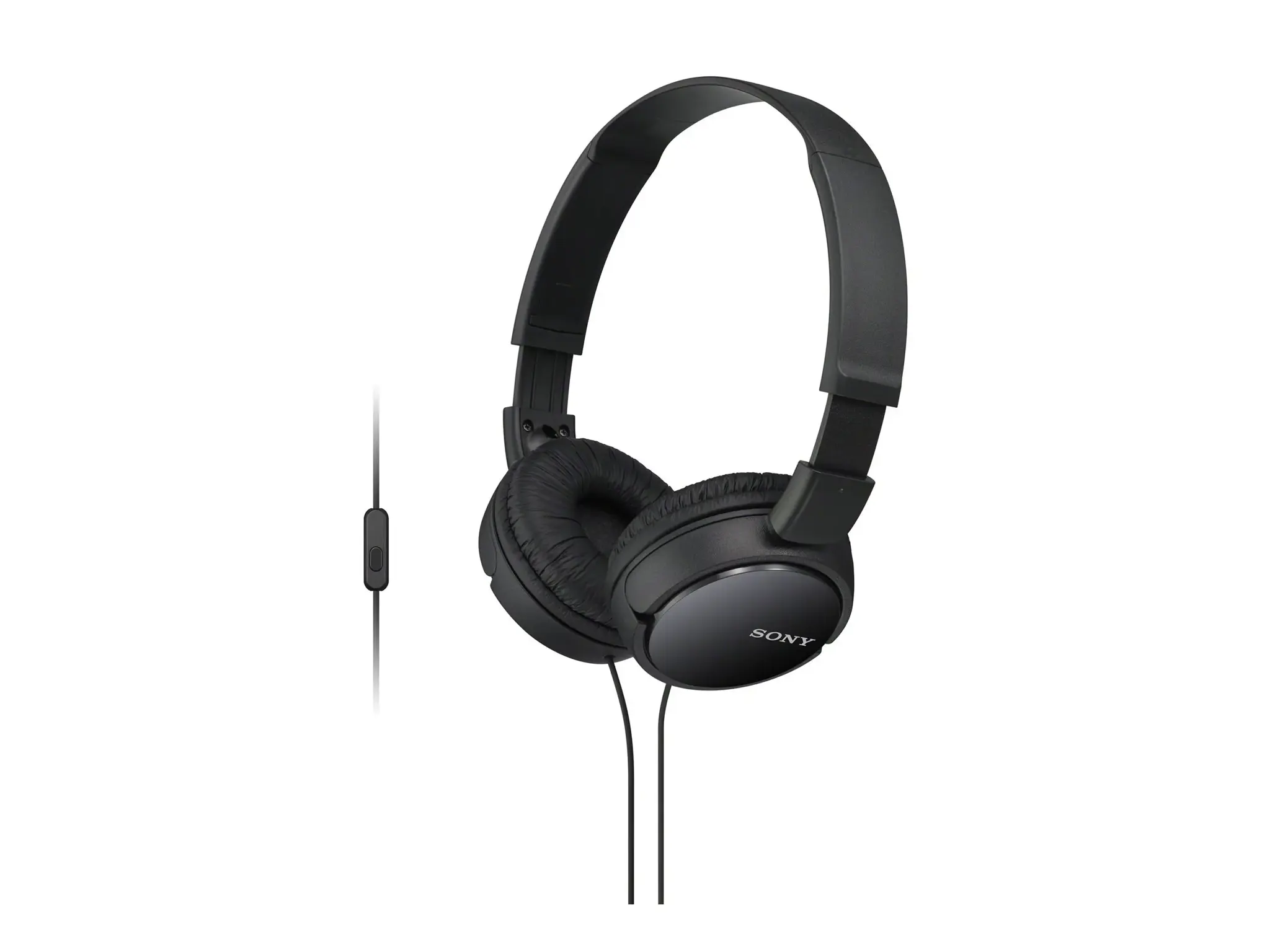 "Sony MDR-ZX110AP", laidinis, 12-22000 Hz, skambučiai/muzika, 120 g, ausinės, juodos spalvos