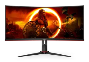AOC G2 CU34G2XP/BK, 86.4 cm (34"), 3440 x 1440 pixels, 5 ms