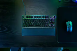 "Razer Huntsman V3 Pro" be klaviatūros žaidimų klaviatūra Laidinė JAV juoda analoginė optinė