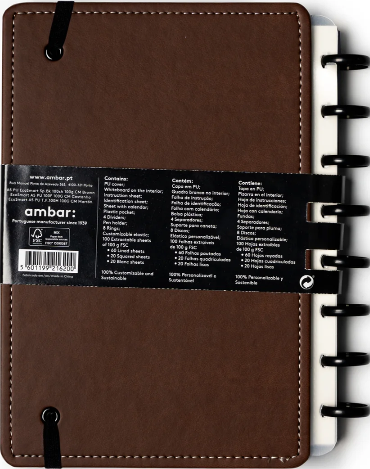 EcoSmart PU A5 100F 100G CM Brown.P