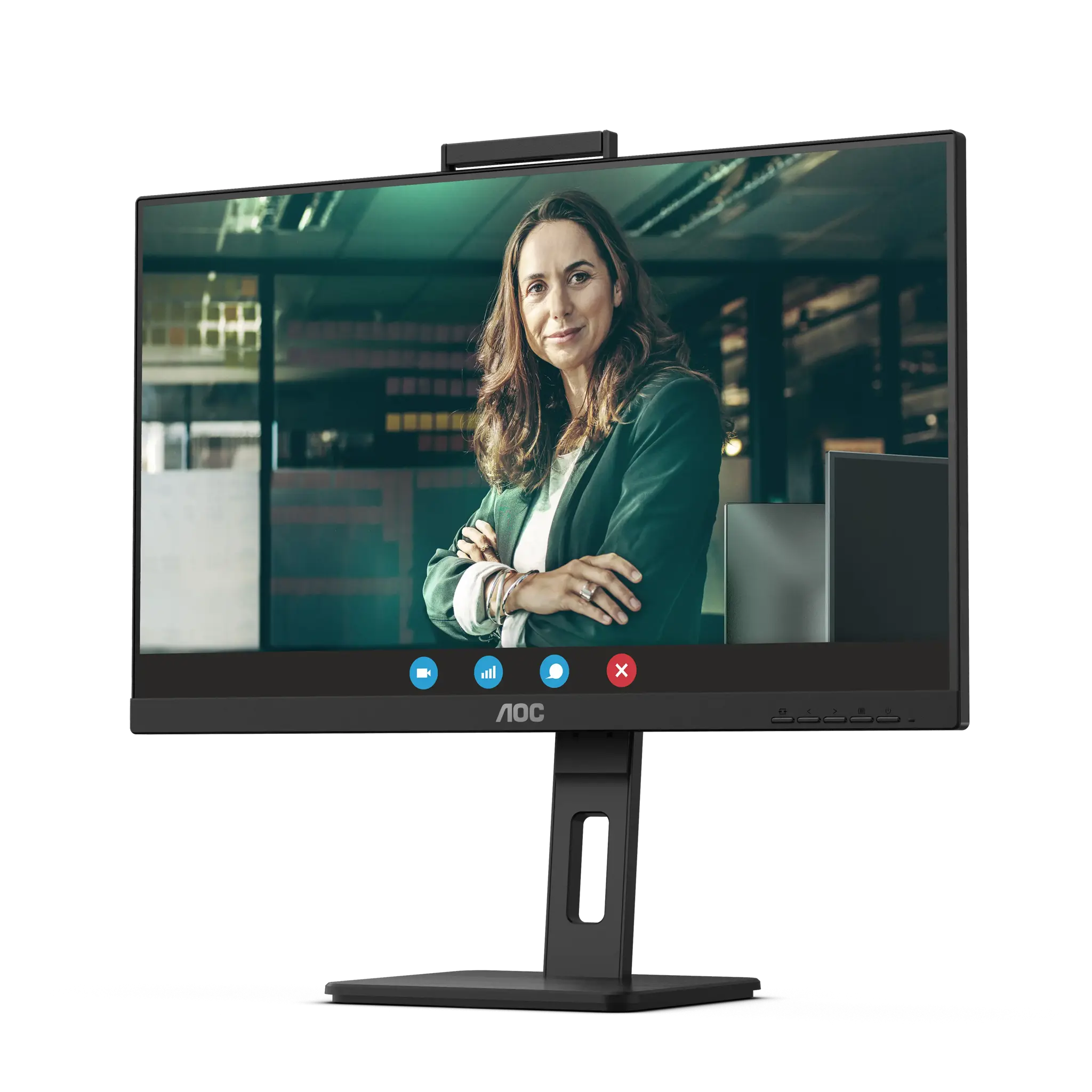 Monitorius AOC 24P3CW 23.8inch IPS TFT 1920x1080 HDMI DP USB Black