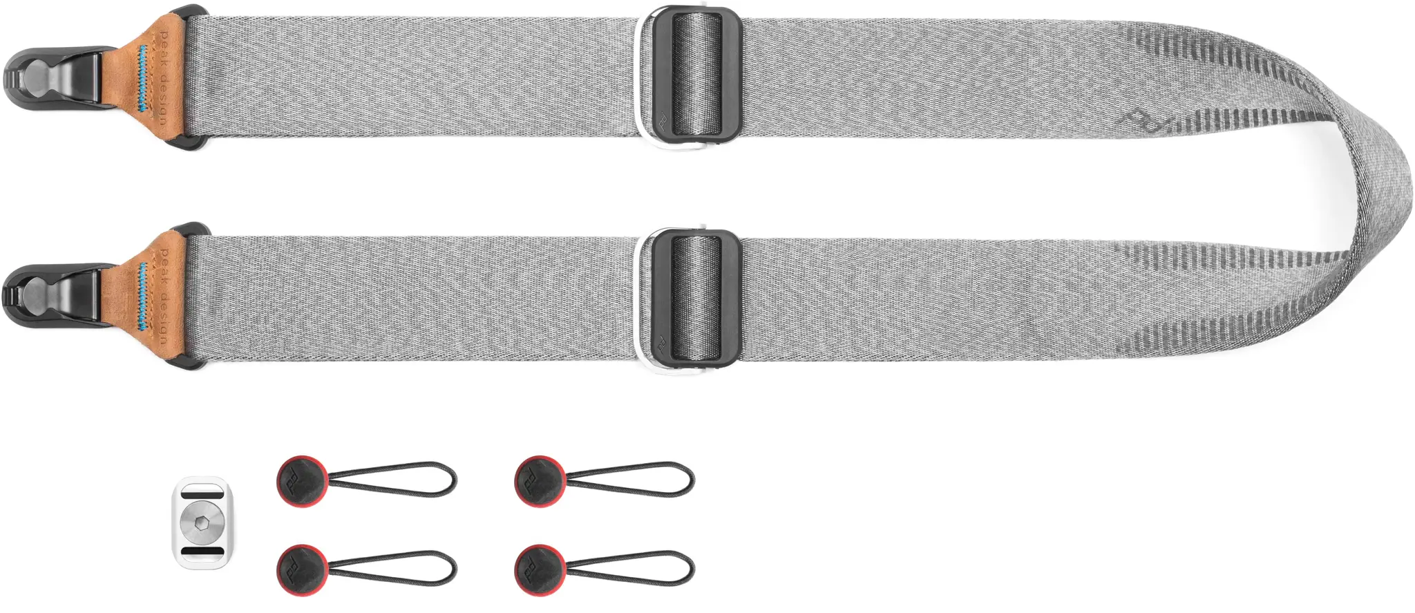 "Peak Design" fotoaparato dirželis Slide, pelenų spalvos