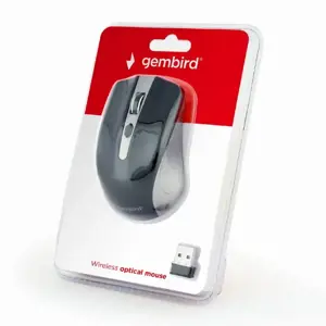 GEMBIRD MUSW-4B-04-GB Gembird Belaidė optinė pelė MUSW-4B-04-GB, 1600 DPI, nano USB, kosminės pilkos/juodos spalvos