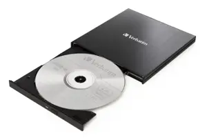 Verbatim 43886, Black, Tray, Desktop/Laptop, DVD±RW, USB 3.2 Gen 1 (3.1 Gen 1), CD-R, CD-RW, DVD+R, DVD+R DL, DVD+RW, DVD-R, DVD-R DL, DVD-RW