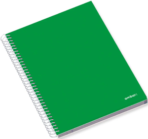 A5 PP Cover 80F 70G Ambar School Sq