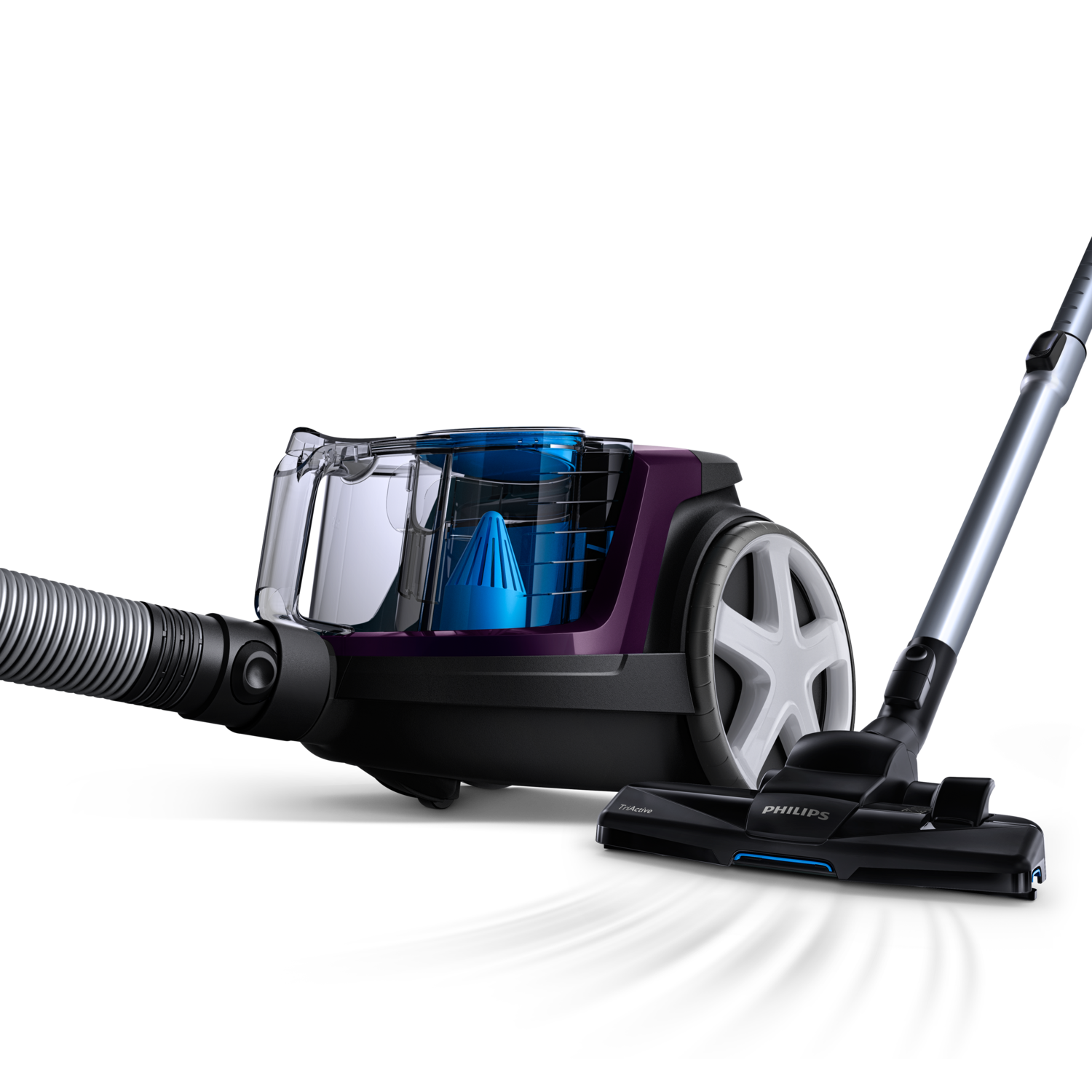 "Philips" 3000 serijos FC9333/09, 650 W, cilindrinis dulkių siurblys, sausas, be maišelio, 1,5 l, antialerginis filtras