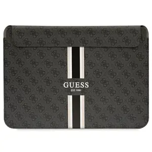 Guess PU 4G Printed Stripes Computer Sleeve 16" Black
