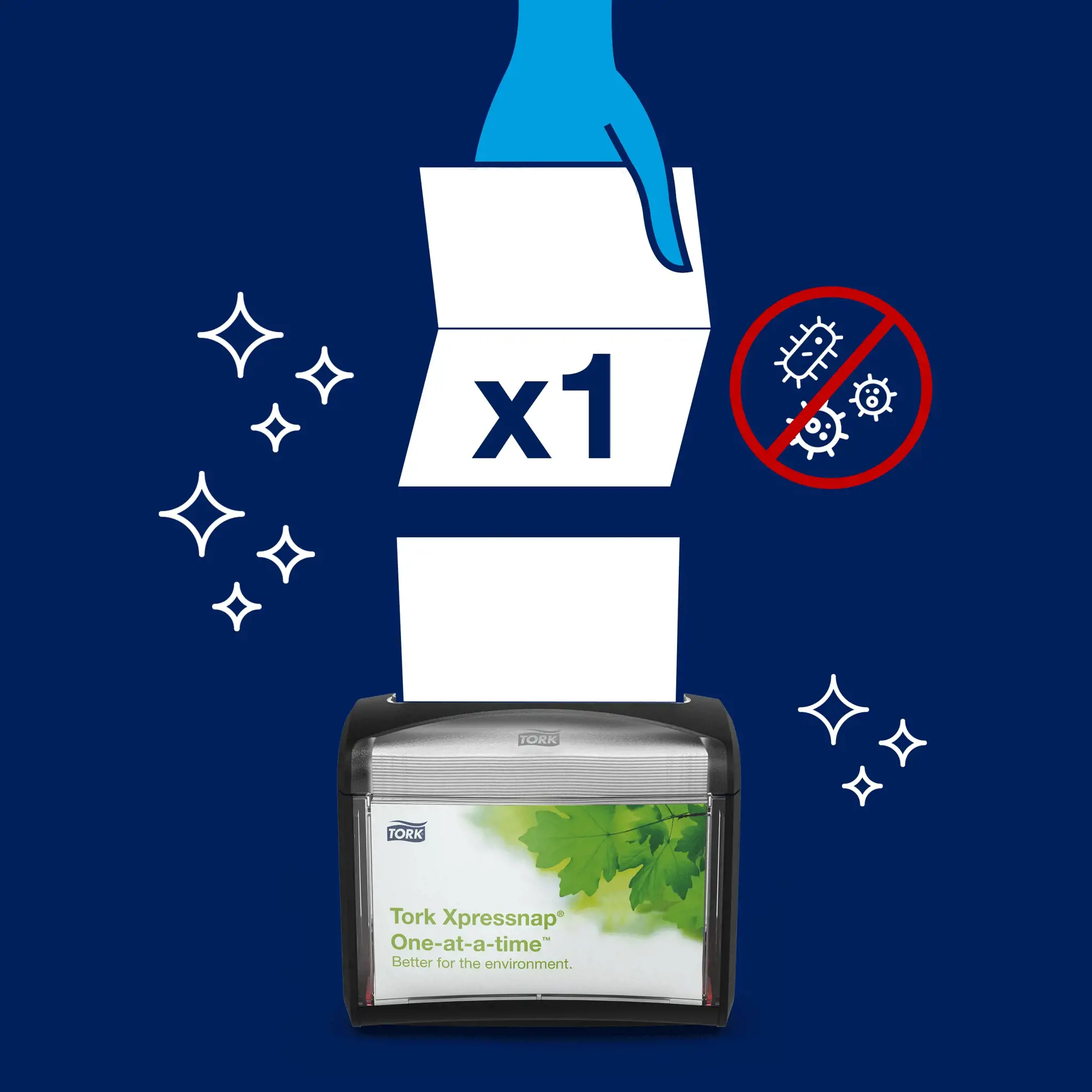 Servetėlės TORK Premium N4 21.6 x 16.5 cm, dviejų sluoksnių, 1000 vnt, baltos