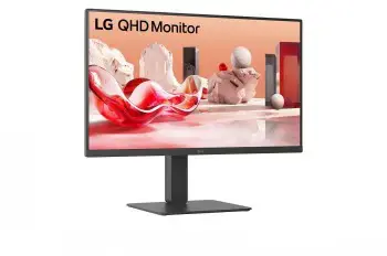 LCD Monitor LG 27BA45QB-B 27" Panel IPS 2560x1440 16:9 100Hz Matte Speakers Swivel Pivot Height adjustable Tilt Colour Black 27BA45QB-B