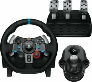 Logitech G29 SE Driving Force Žaidimų vairas ir pedalai, for PC, PS5, PS4, Juoda