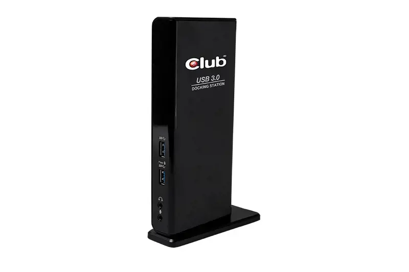 CLUB3D USB Gen1 Type A Dual Display ( HDMI and DVI) DisplayLink™ Docking Station, Wired, USB 3.2 Gen 1 (3.1 Gen 1) Type-A, 1.4a, 3.5 mm, USB Type-B, 10,100,1000 Mbit/s