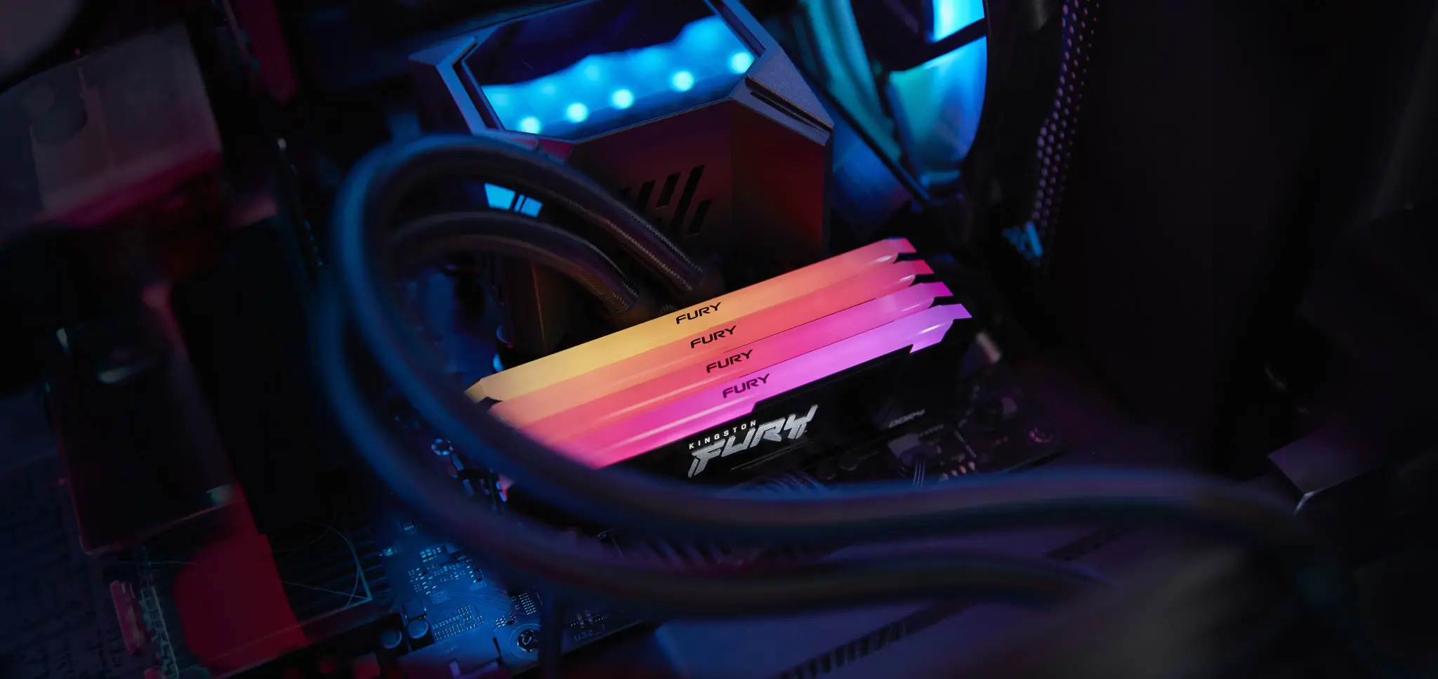 Kingston Technology FURY 8GB 3600MT/s DDR4 CL17 DIMM Beast RGB, 8 GB, 1 x 8 GB, DDR4, 288-pin DIMM
