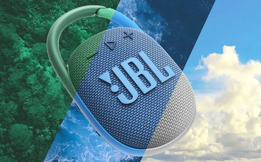 JBL belaidis garsiakalbis "Clip 4 Eco", mėlynas