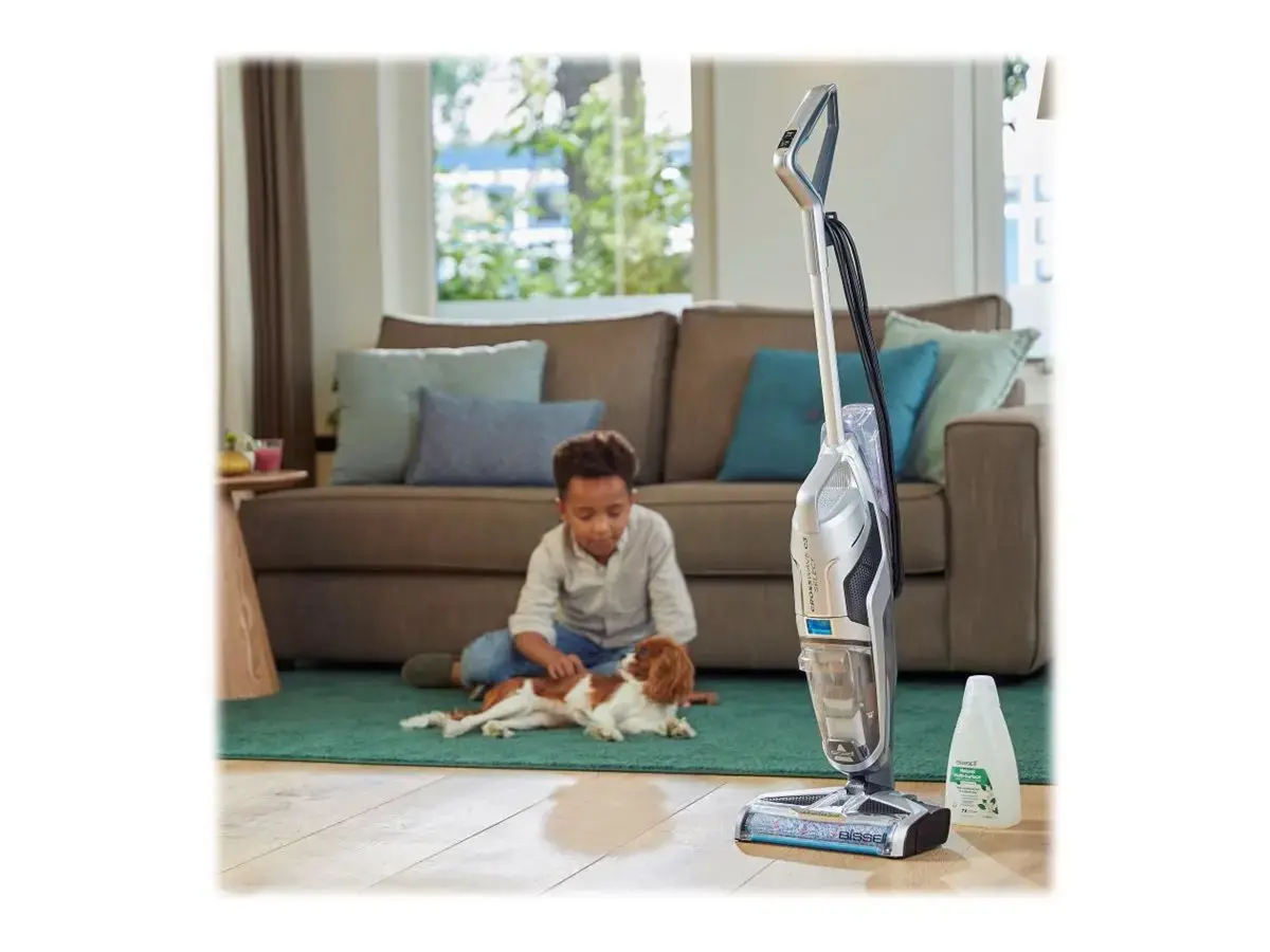 "Bissell" dulkių siurblys "CrossWave C3 Select Corded", veikiantis su laidu, rankinis kotas, skalbimo funkcija, juodas/titaninis/mėlynas, 24 mėn. garantija