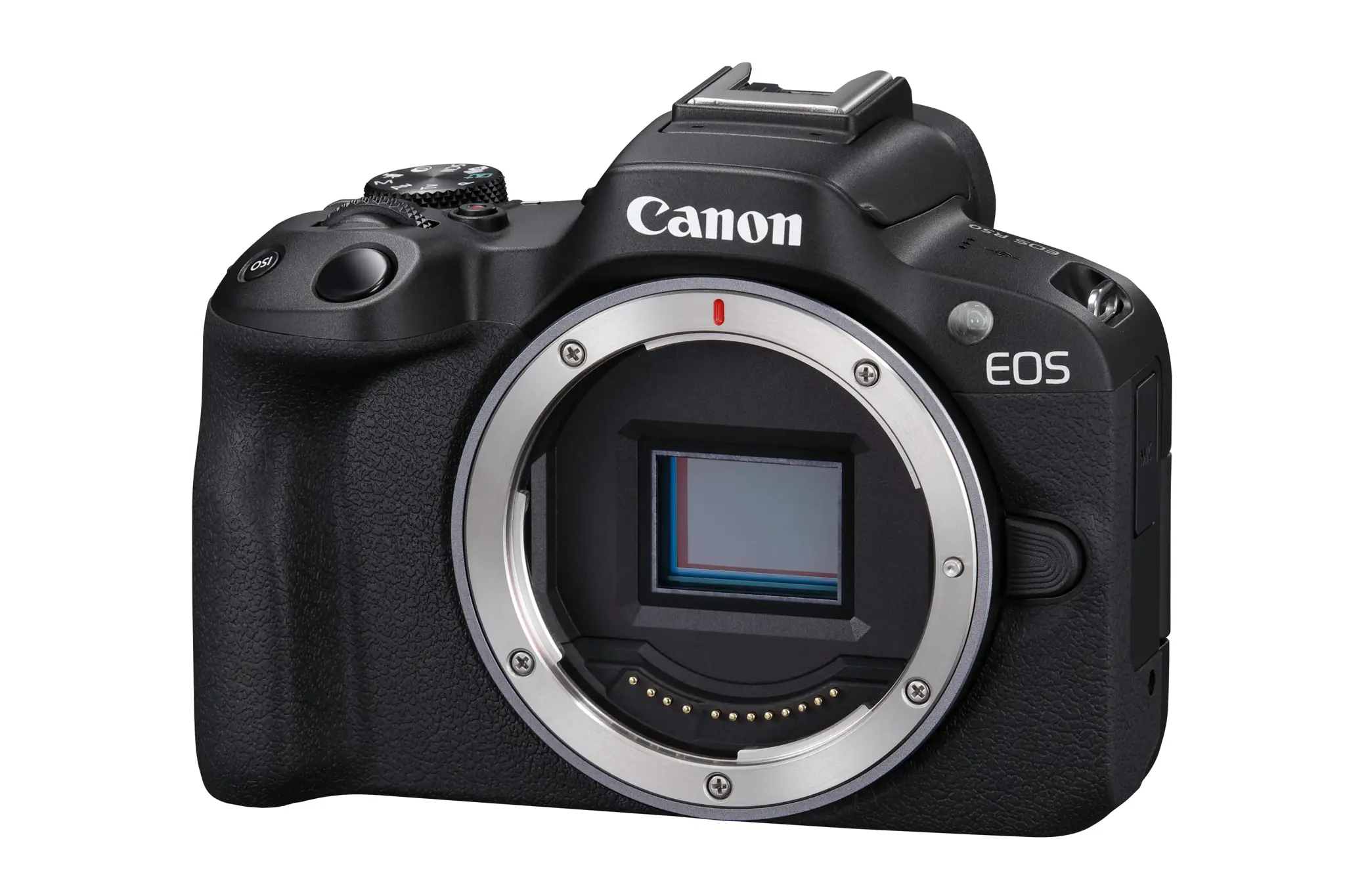 "Canon EOS R50 Black", 24,2 MP, 6000 x 4000 taškų, CMOS, 4K Ultra HD, jutiklinis ekranas, juoda