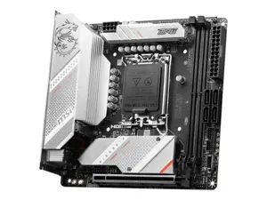 MSI MPG B760I EDGE WIFI, "Intel", LGA 1700, "Intel® Celeron®", "Intel® Pentium® Gold", LGA 1700, DDR5-SDRAM, 96 GB